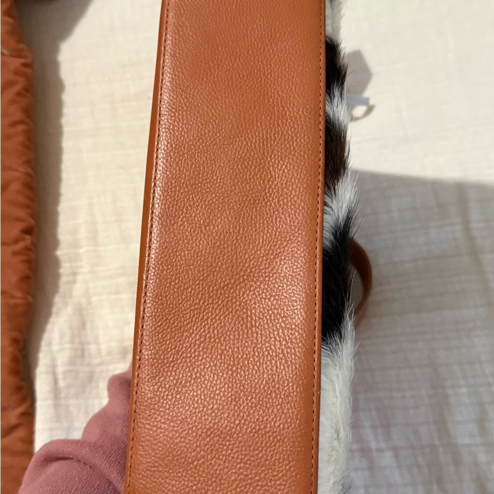 Min & Mon Pink and Brown Eye-Patterned Bag, and octopus keychain - Picture 7 of 13